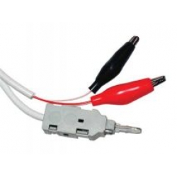 Шнур с 2-х контактной вилкой для параллельного подключения к кроссам, зажимы тип крокодил