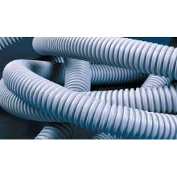 Труба гибкая гофрированная DKC 25мм  из самозатухающего ПВХ-пластиката, лёгкая со стальной протяжкой