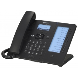Проводной VoIP SIP-телефон Panasonic KX-HDV230, с БП, черный