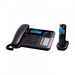 Радиотелефон DECT Panasonic KX-TG6461RU, темно-серый металлик