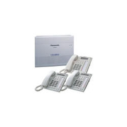 Мини АТС Panasonic KX-TEM824 с системными телефонами KX-T7730 - 2шт и KX-T7735 - 1шт